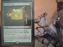 MTG Worldly Tutor NM Dominaria Remastered - Image 1