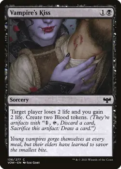 4x Vampire's Kiss - NM - Crimson Vow - SPARROW MAGIC mtg - Image 1