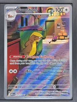 Pokemon Mega Evolution Gumshoos 153/132 Secret Rare - Image 1
