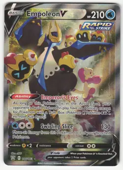 Pokemon TCG Sword & Shield Battle Styles Empoleon V 146/163 Alternate Art NM - Image 1