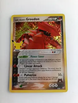 Pokemon TCG Team Magma's Groudon 9/95 Celebrations: Classic Collection - Image 1