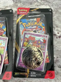 Pokemon Mega Evolution Single Pack Booster Blister Full Art Set, Lot 2 - Image 3