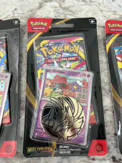 Pokemon Mega Evolution Single Pack Booster Blister Full Art Set, Lot 2 - Image 5