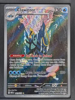 Pokemon Mega Evolution Clawitzer 141/132 Super Rare - Image 1