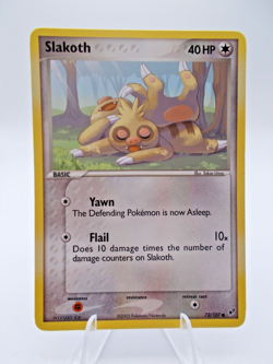 Slakoth 73/107 Deoxys Pokemon TCG Regular Lightly Played - Image 1