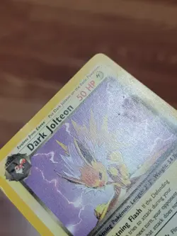 Dark Jolteon MP* Vintage 38/82 Team Rocket Pokemon Card - Image 2