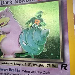 Dark Slowbro 12/82 Holo Rare 1st Edition Team Rocket Pokemon Card MP - Image 4