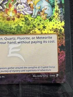 Cryptid Camp TCG Kickstarter Box Topper Card Supernatural Campfire Sealed - Image 3