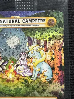 Cryptid Camp TCG Kickstarter Box Topper Card Supernatural Campfire Sealed - Image 4