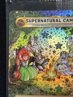 Cryptid Camp TCG Kickstarter Box Topper Card Supernatural Campfire Sealed - Image 5