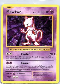 Mewtwo 51/108 Holo XY - Evolutions - Pokemon Card - NM - Image 1