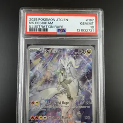 PSA 10 N's Reshiram 167/159 Pokemon Journey Together Graded Card - Image 2