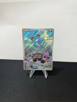 Pokemon TCG Marill Illustration Rare Holo Card 204/193 Paldea Evolved - Image 1