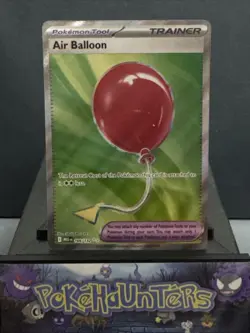Pokemon Card Air Balloon 166/132 Full Art Secret Rare Mega Evolutions Near Mint - Image 1