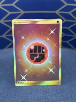 Fighting Energy 169/145 Sm-Guardians Rising Holo Card Pokemon TCG - Image 1