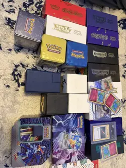 Lot of Pokemon Cards 8 Full ETBs Plus Card Holder Plus Promos++LOOK Loose Cards - Image 1