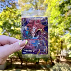 Dragon Ball SS4 Gogeta Indomitable Might BT18-143 SPR Card Bandai (Sealed) - Image 1