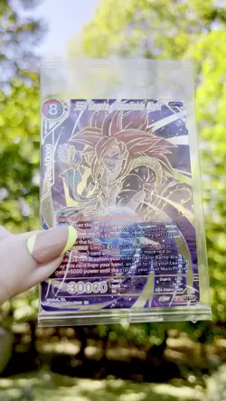 Dragon Ball SS4 Gogeta Indomitable Might BT18-143 SPR Card Bandai (Sealed) - Image 2