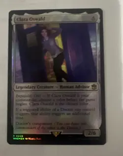 Clara Oswald, Doctor Who, MTG Magic the Gathering, FOIL (0009) NM - Image 1