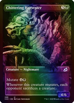 Chittering Harvester (Showcase) Ikoria: Lair of Behemoths NM Foil - Image 1
