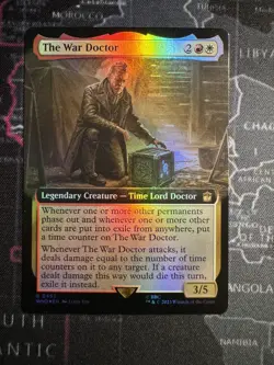 MTG The War Doctor WHO Borderless FOIL - 0452 - RARE NM/Mint - Image 1
