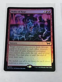 Waltz of Rage Duskmourn: House of Horror Foil #165 - Image 1
