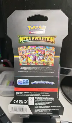 Brand New Mega Evolution Sleeved Booster Pack - Pokemon TCG Factory Sealed - Image 2
