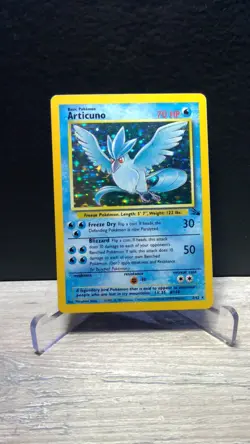 ❄ Pokemon TCG Articuno 2/62 Fossil Set Holo Rare WOTC 1999 LP ❄ - Image 3