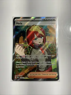 Mela 140/131 Sv: Prismatic Evolutions Holo Trainer Pokemon TCG Ultra Rare - Image 1