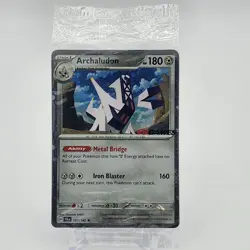 Pokemon - Archaludon - 107/142 - Stellar Crown - EBgames Stamped Promo - SEALED - Image 1