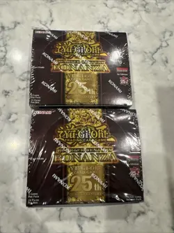 2 Yu-Gi-Oh! 25th Anniversary Quarter Century Bonanza Booster Boxes Sealed New - Image 1