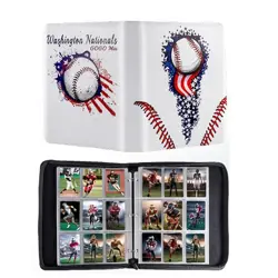 3 Styles Cards Trading Card Binder 4 Pocket 400 Cards Baseball Binder Collection - Image 5