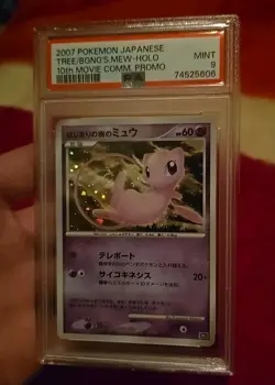 Mint Psa Graded Holo Mew 10th Move Promo Pokemon Card - Image 1