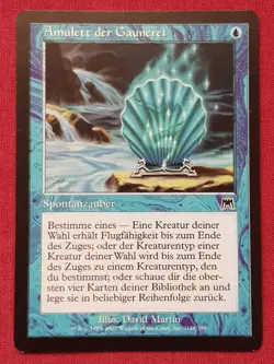 Magic The Gathering GERMAN ONSLAUGHT TRICKERY CHARM blue card MTG - Image 1