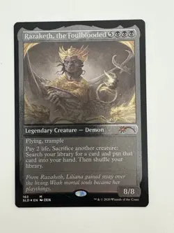 Razaketh the Foulblooded Etched Foil Secret Lair MTG Magic Card NM Near Mint SLD - Image 1