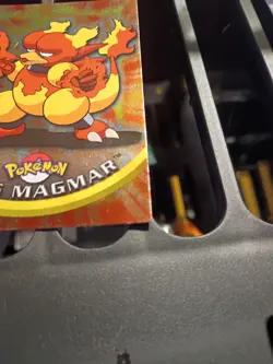#126 Magmar Silver Foil Topps TV Animation Series 3 Pokemon Card 2000 - Image 5