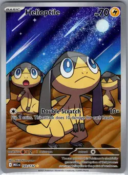Helioptile 143/132 ME01: Mega Evolution - Pokemon Card - NM - Image 1