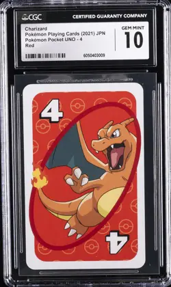 2021 POKEMON PLAYING CARDS JPN CHARIZARD CGC 10 GEM MINT - Image 1