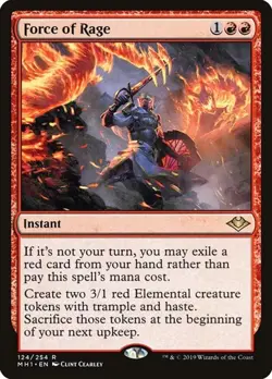 2x Force of Rage Modern Horizons NM MTG - Image 1