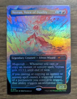 MTG Veyran, Voice of Duality Rainbow Foil from Secret Lair Drop NM - Image 1