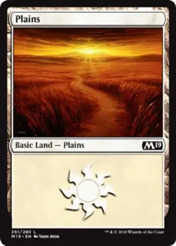 4 x Plains (261/280) - M19 2019 Core Set - Basic Land - Image 1