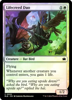 Lifecreed Duo (0020) - Bloomburrow - Common (Foil) - Image 1