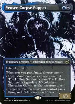 2x Venser, Corpse Puppet - Extended Art Showcase ONE NM MTG - Image 1