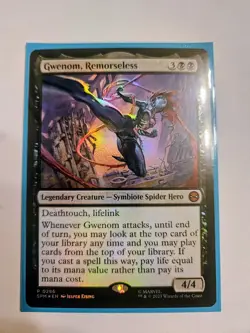 MTG Magic Gwenom Remorseless 0286 Promo Marvel Spider-Man Gift Box Exclusive NM - Image 1