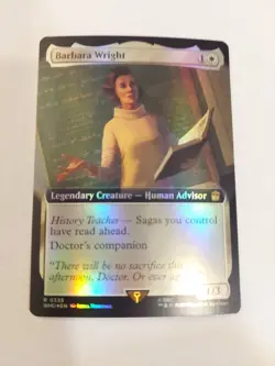 Barbara Wright (Extended Art) Universes Beyond: Doctor Who Foil - Image 1