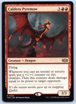 Caldera Pyremaw - Commander: Tarkir: Dragonstorm - MTG - Near Mint - Image 1