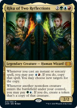 1 x Riku of Two Reflections - Double Masters - Moderate Play - MTG - Image 1