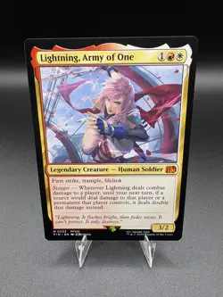 MTG Final Fantasy Lightning, Army of One FOIL 233 Magic The Gathering - Image 1