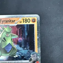Team Rocket's Tyranitar 096/182-Pokemon: Destined Rivals Stamped Promo - Image 4