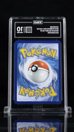 2018 POKEMON SUN & MOON DRAGON MAJESTY #3 CHARIZARD-HOLO TAG 10 - Image 2